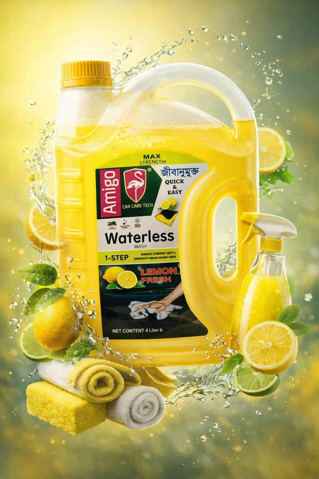 Amigo Foaming Gel 5 Liter– Deep Clean & Shine for Your Car