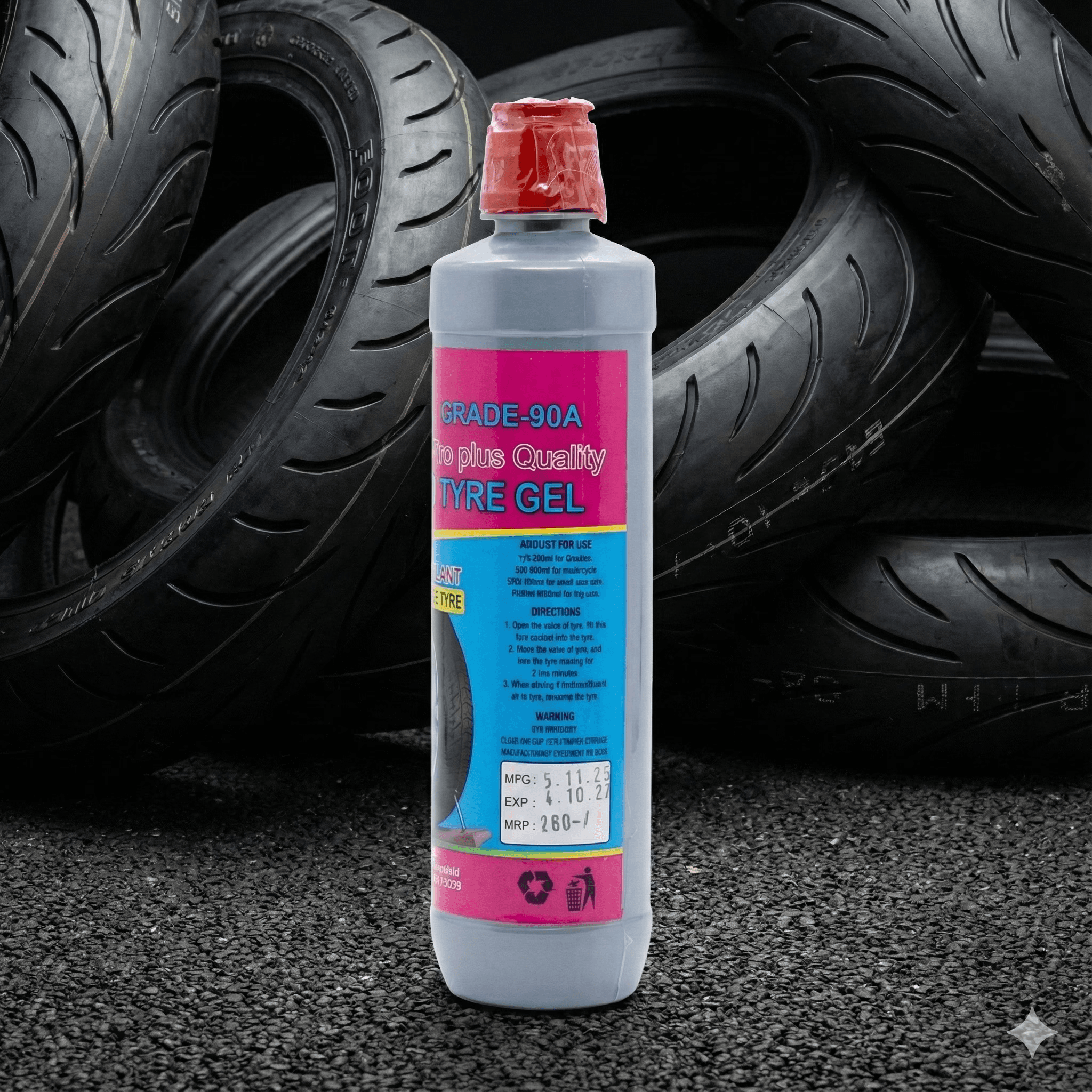 Amigo Tyre Gel – Grade 90A (Premium Anti-Puncture Liquid) - Image 3